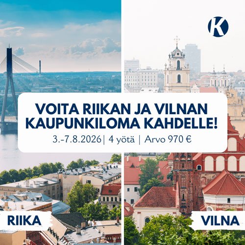 Riika-Vilna-1-500x500-1 Loma-arvonta Riikaan ja Vilnaan kahdelle